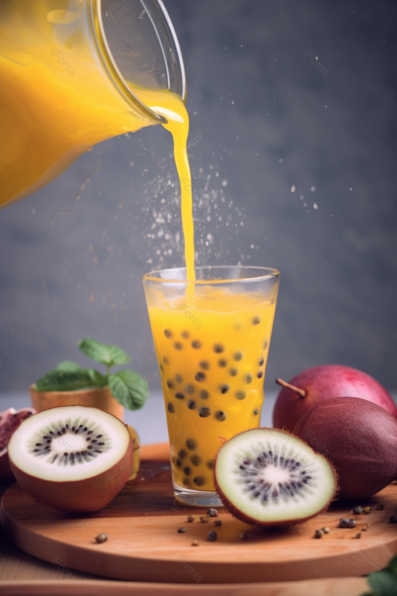 百香果蜂蜜茶倒入过程图,高清,摄影图,摄影图片,图片大全,摄影图免费下载